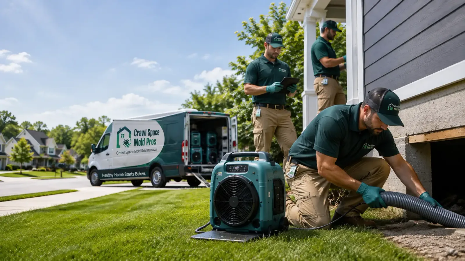 Crawl Space Mold Removal in Big Rock, IL